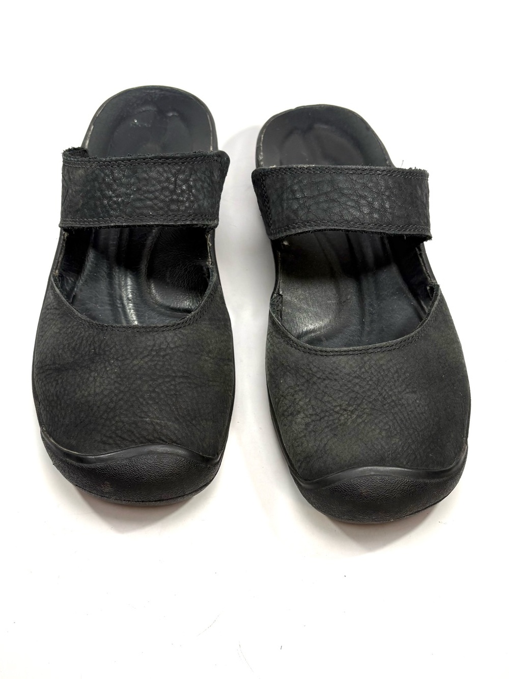 Women's Black Slip-On Mary Jane Clog - Comfortable Everyday Shoe